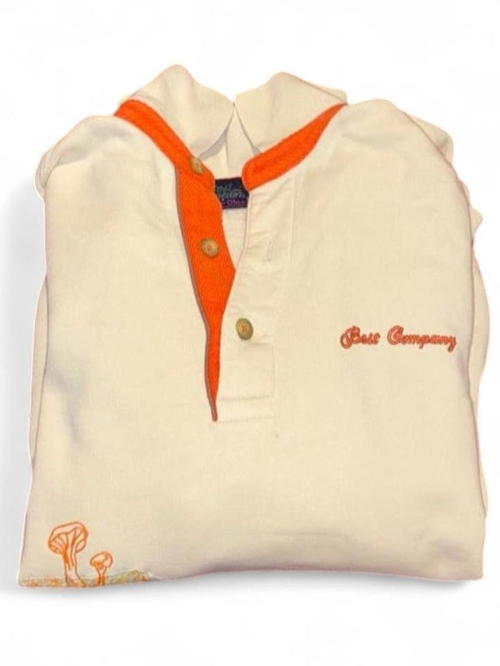 Best Company Collared Buttoned Sweatshirt